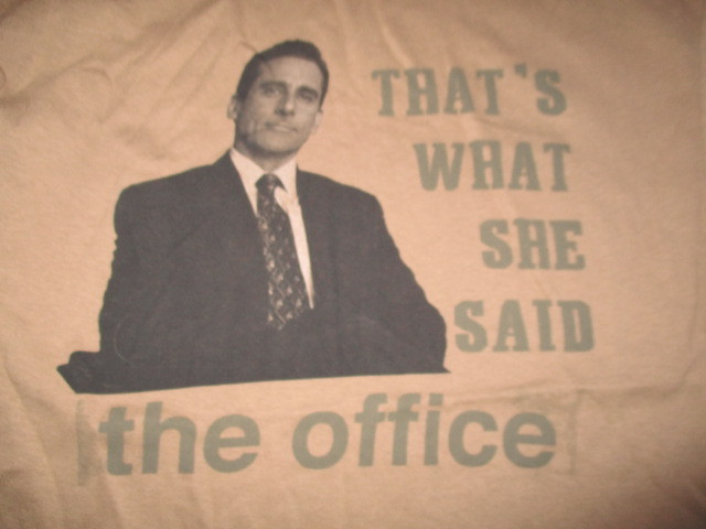 The Office STEVE CARELL “That’s What She Said” (MED) T-Shirt