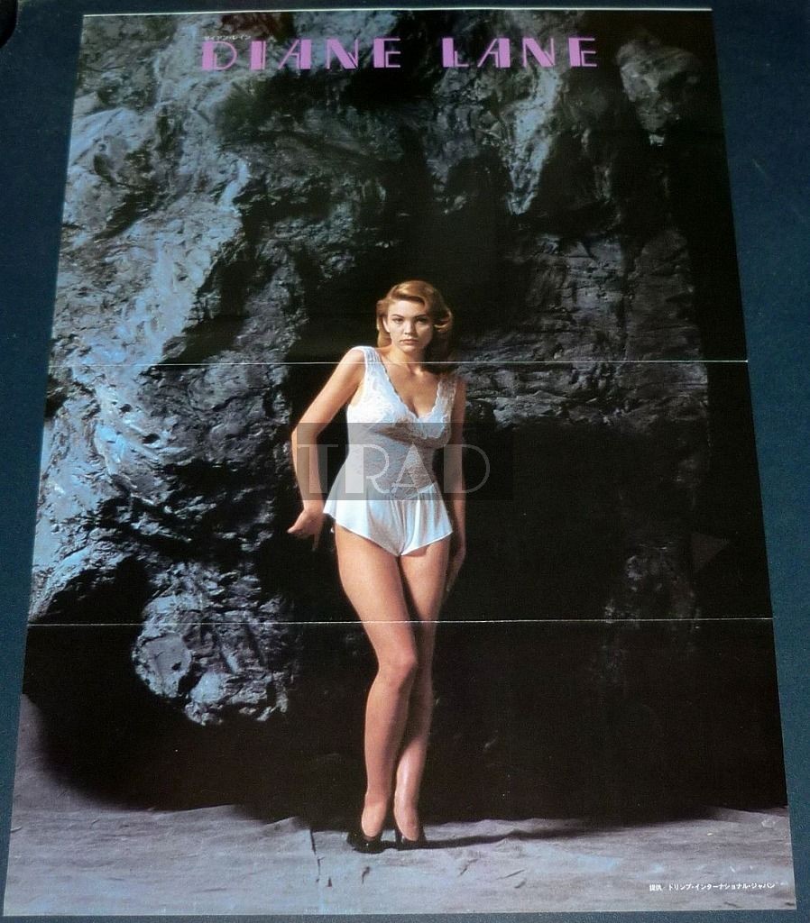 DIANE LANE sexy/ ALYSSA MILANO 1989 JPN Pinup Poster 11.6×16 #vj/v