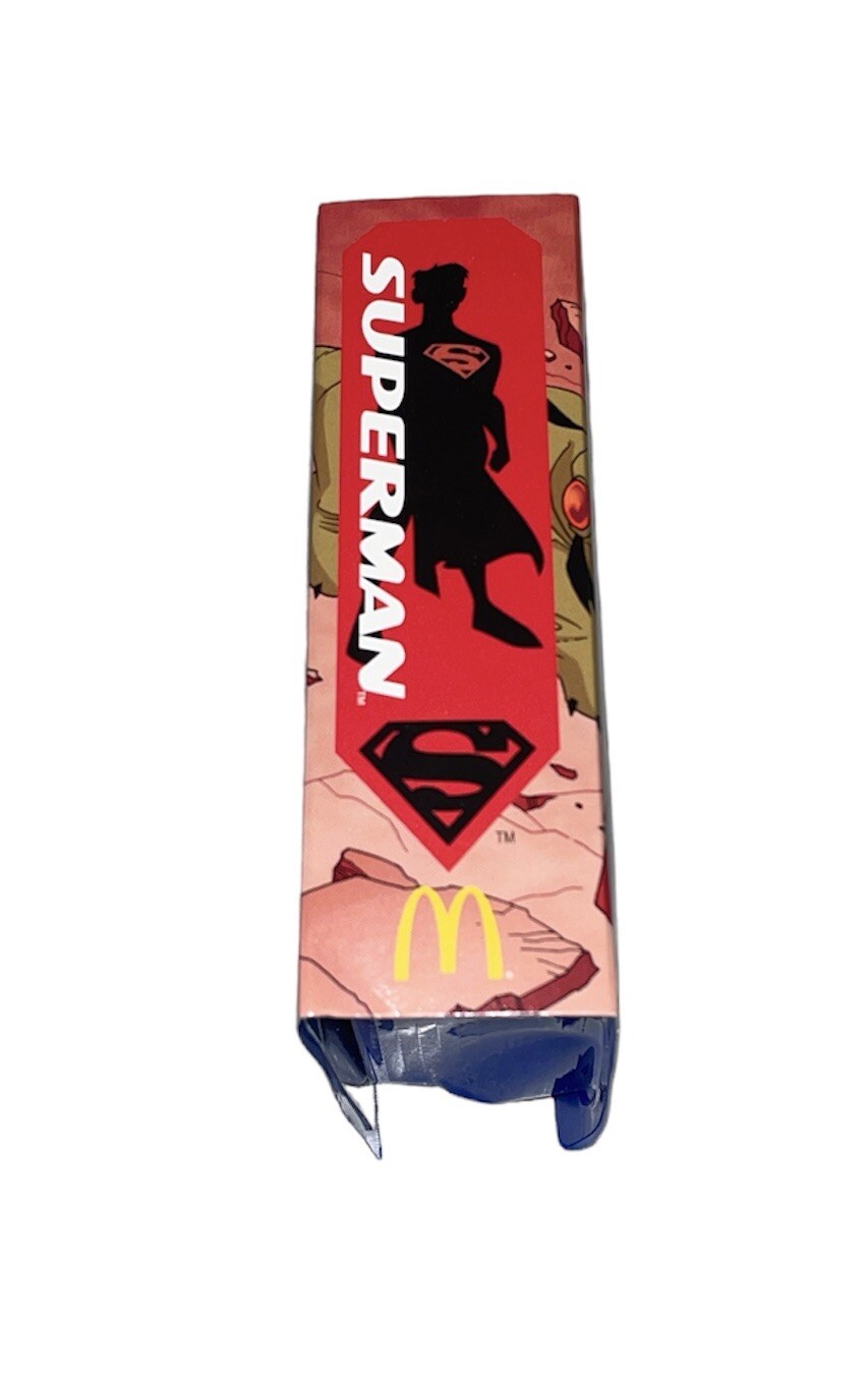 YURI LOWENTHAL Signed SUPERMAN Legion Superheroes McDonalds Happy Toy JSA COA