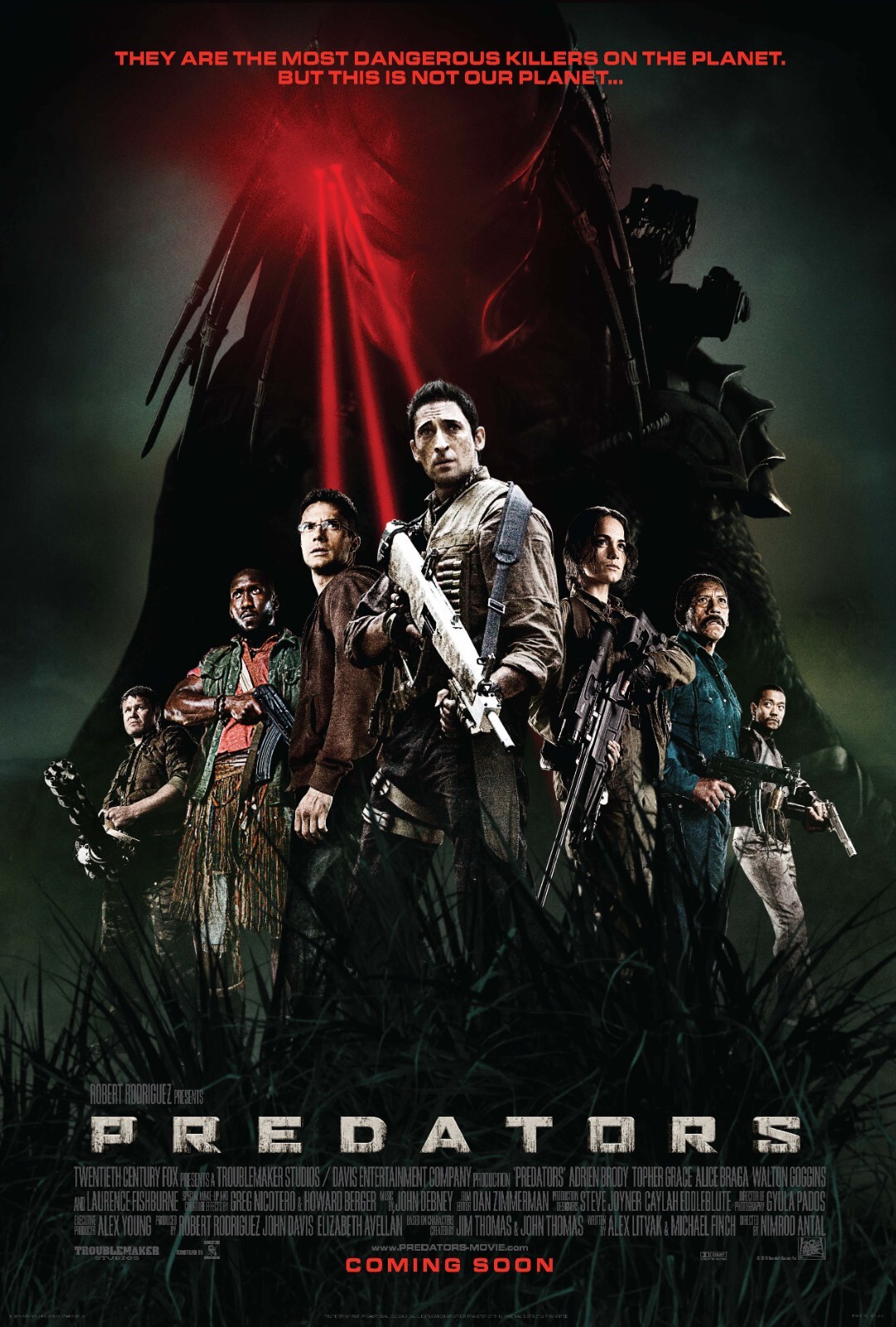 Predators movie poster (b) – 11 x 17 inches – Predator poster
