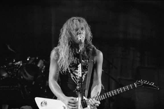 Metallica James Hetfield Long Beach Arena June 14, 1986 fine art photo #11/100