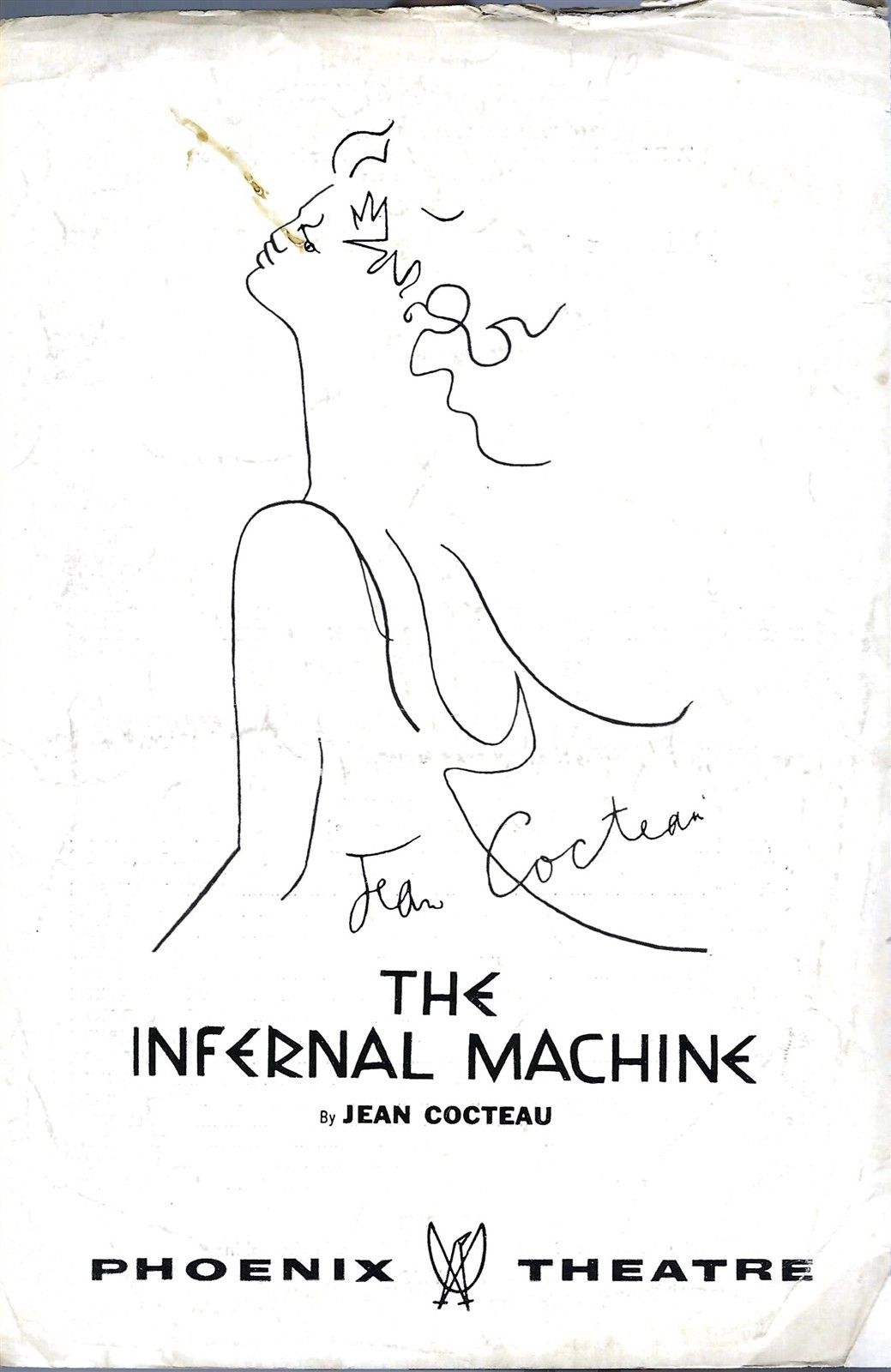 The Infernal Machine Preview Playbill, June Havoc, John Kerr, Ben-Ami, NYC, 1958