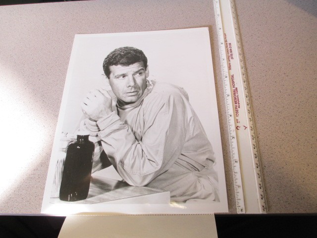 BEN CASEY ABC TV studio show promo photo 1960s VINCE EDWARDS Harry Landers q-tip