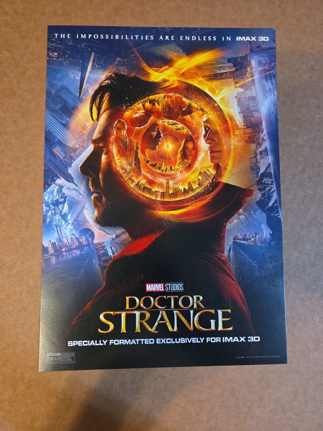 DOCTOR STRANGE IMAX 3D EXCLUSIVE PROMO MOVIE POSTER 9” x 13”