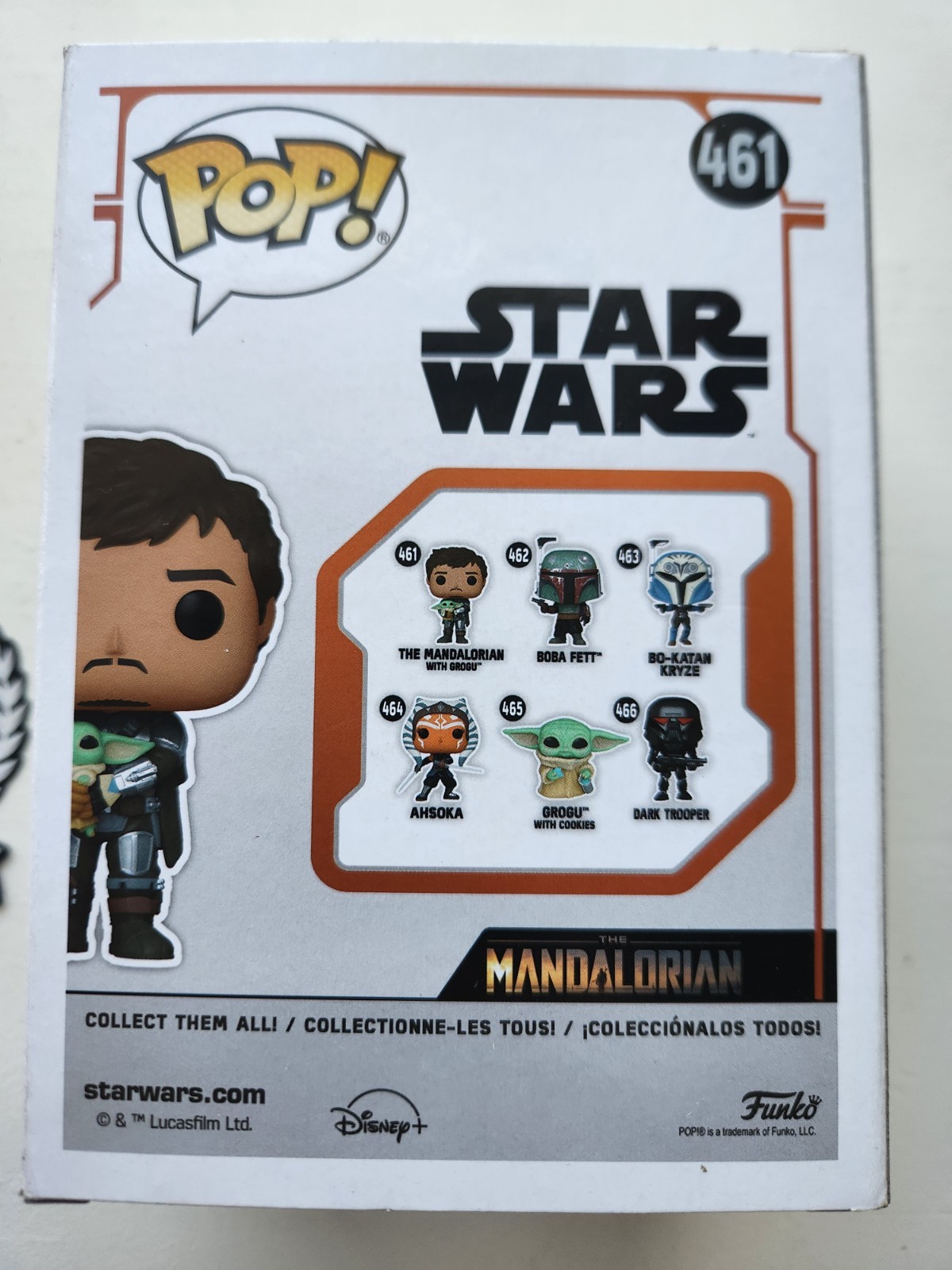 PEDRO PASCAL SIGNED THE MANDALORIAN STAR WARS FUNKO 461 BECKETT BAS COA