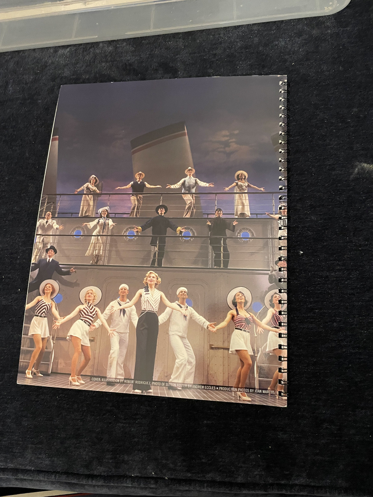 Sutton Foster Signed Anything Goes Review Booklet Broadway Tony Award