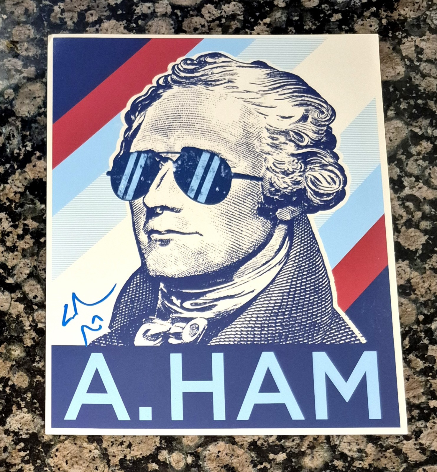 Lin Manuel Miranda Signed Autographed “Hamilton” 8×10 Photo