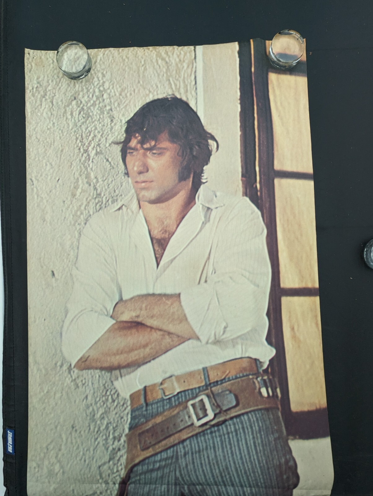 JOE NAMATH THE LAST REBEL WESTERN COWBOY DOOR POSTER VINTAGE 1971