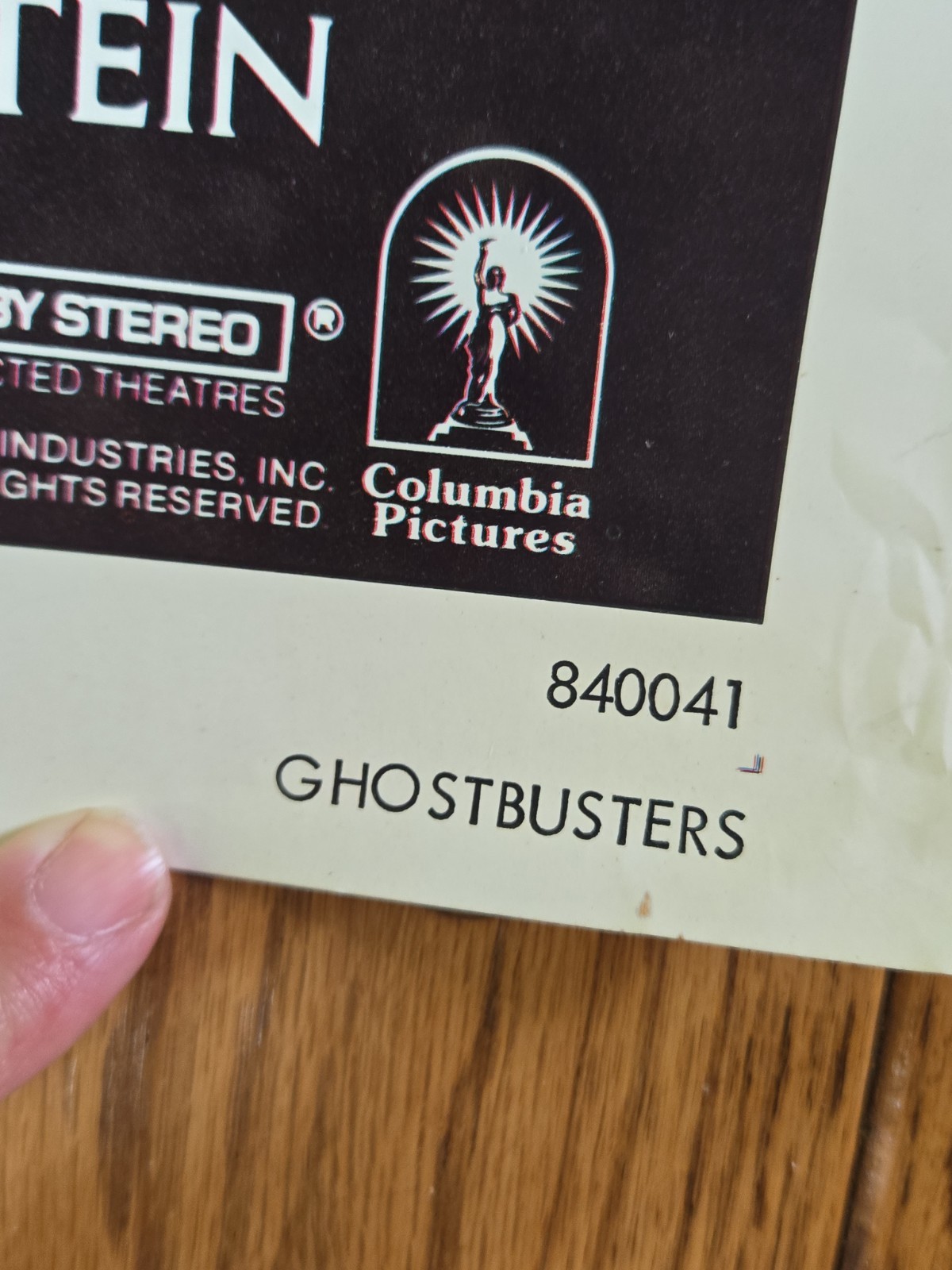Original 1984 Ghostbusters Movie Poster 27×41 One Sheet Vintage
