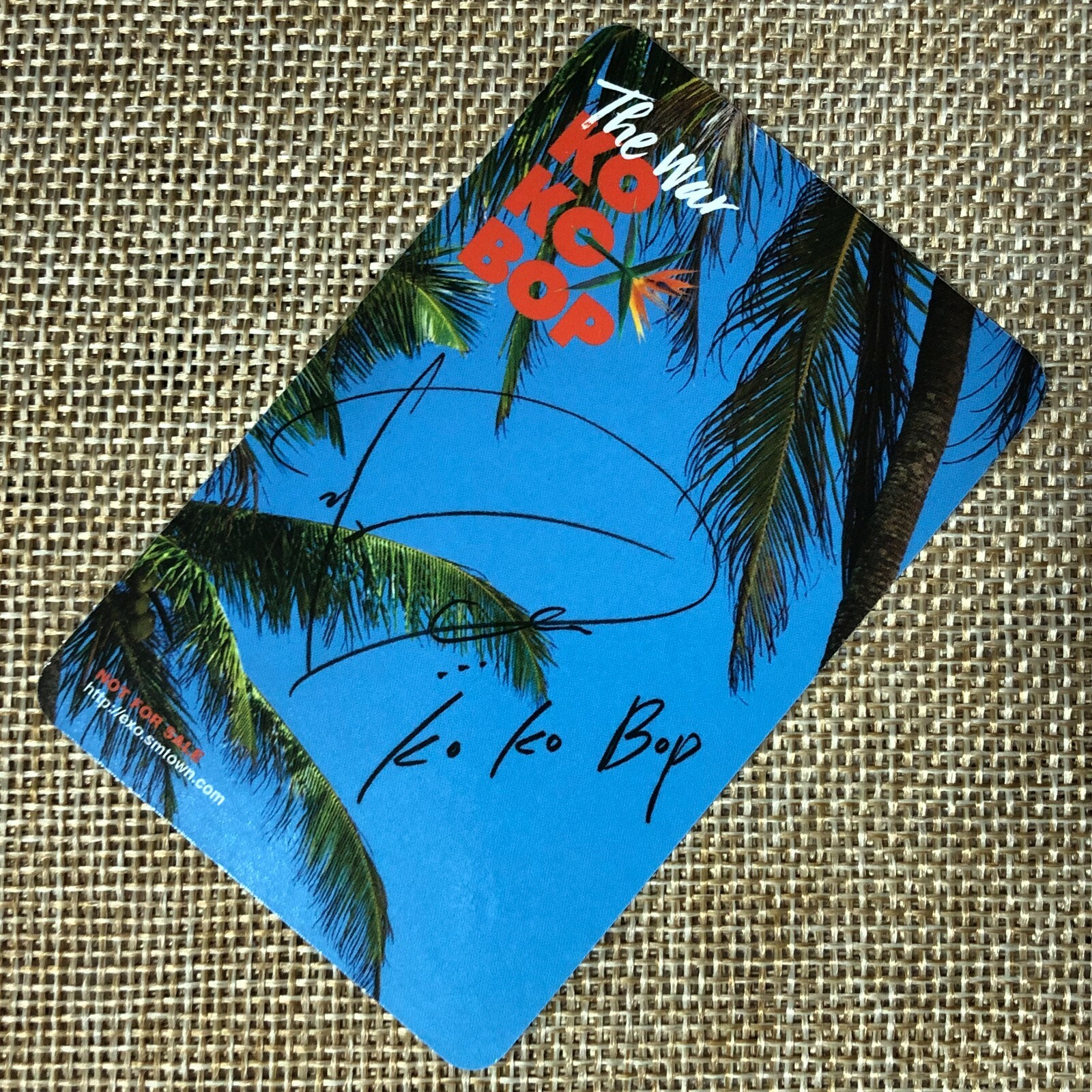 EXO D.O. #1 [ The War KOKOBOP Official Photocard ] 4th Album / New / +Gift