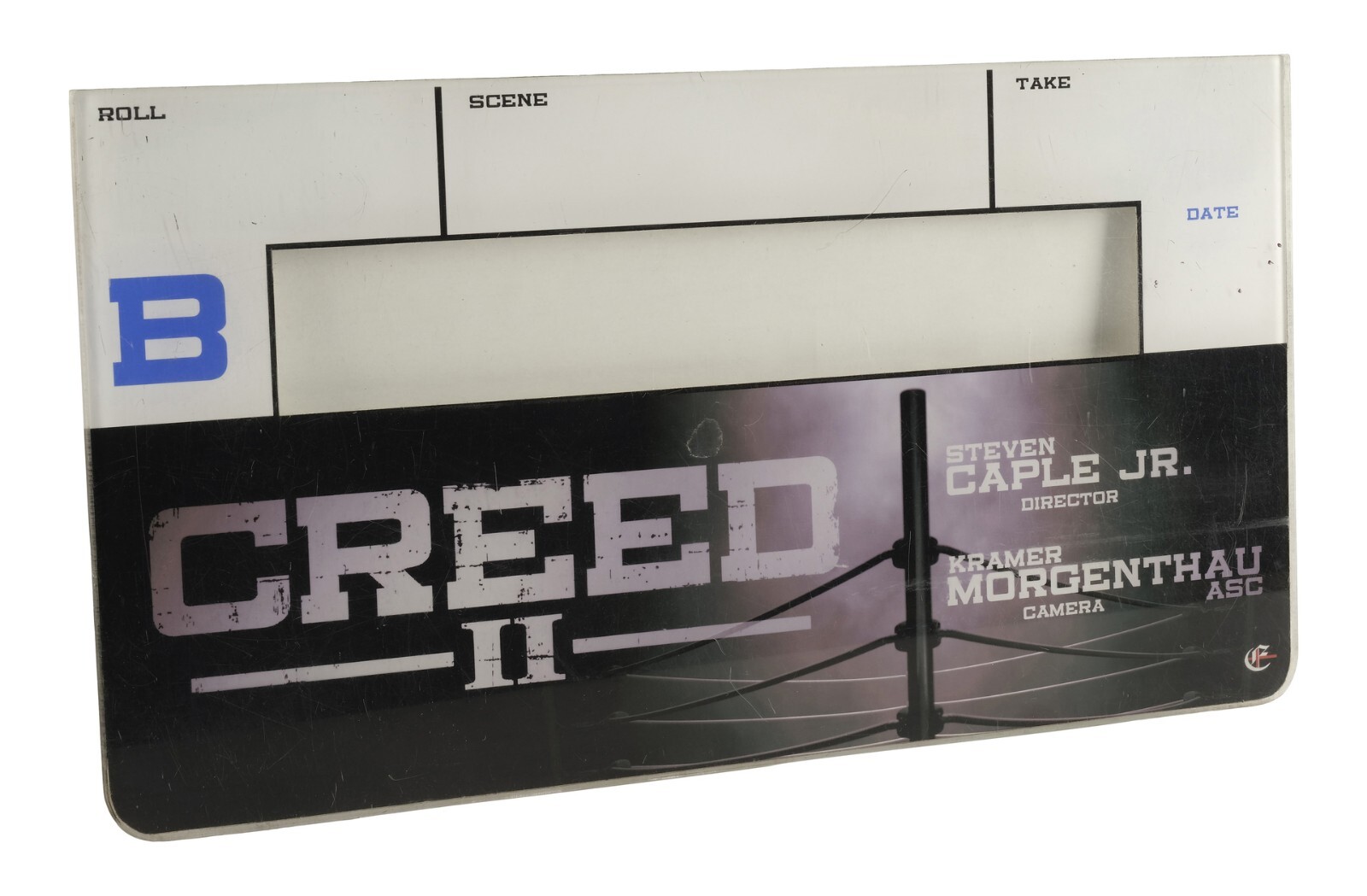 CREED II DIGITAL “B” camera CLAPPERBOARD W COA, ROCKY films