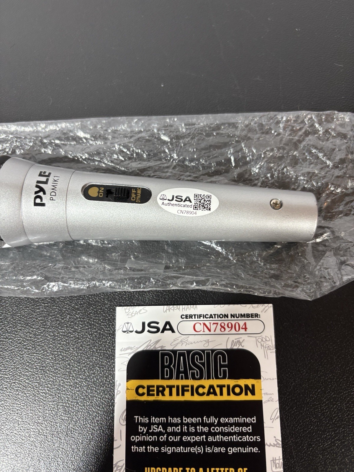 Nettspend Signed Microphone Autographed Rap Music Rare Invest Hot JSA COA
