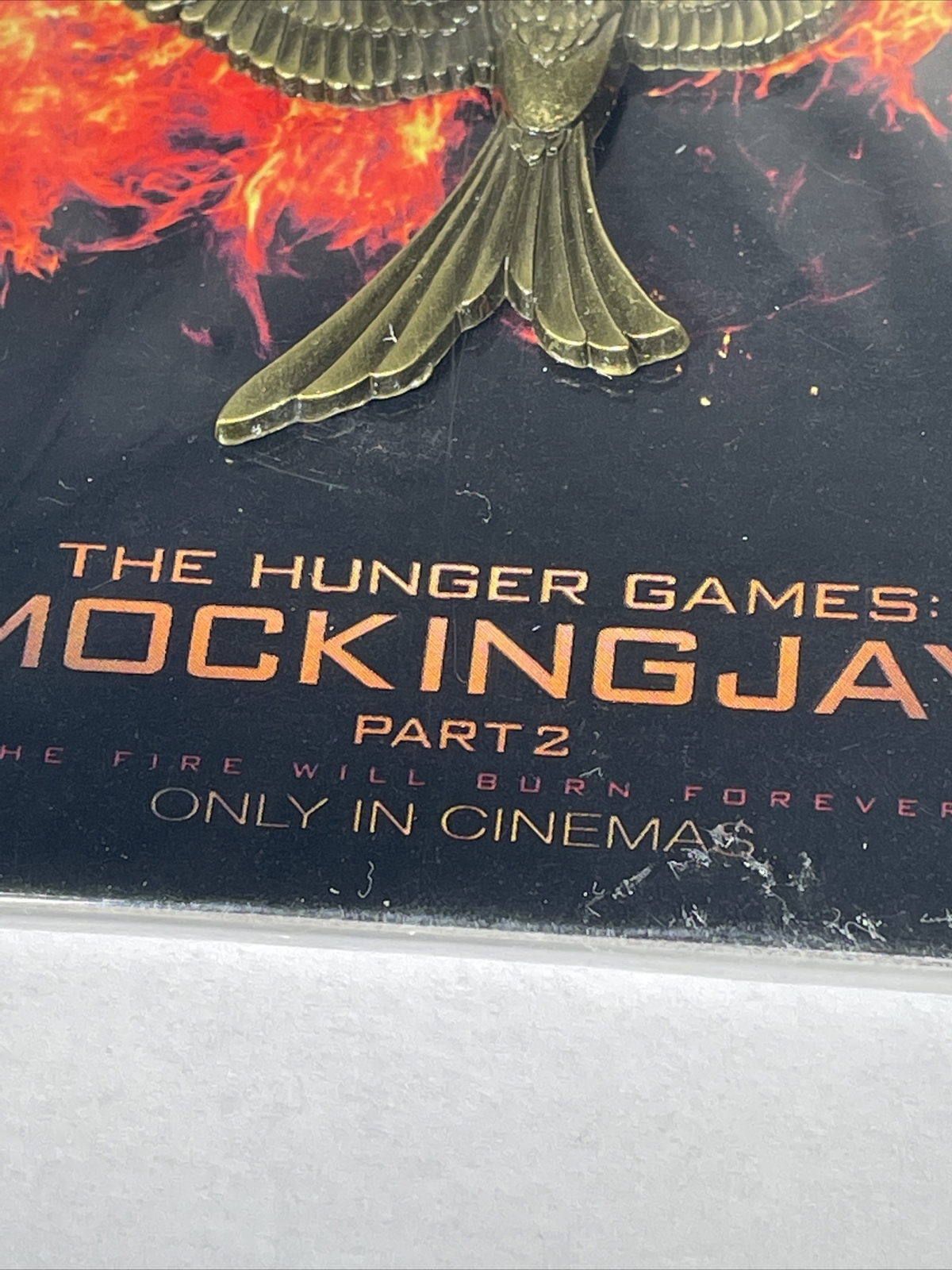 MOCKINGJAY Part 2 The Hunger Games Movie Promo Brooch Pin 2015 Lions Gate NEW