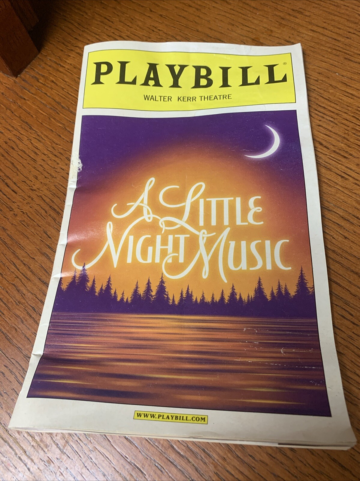 A Little Night Music Playbill January 2010 Walter Kerr Theatre