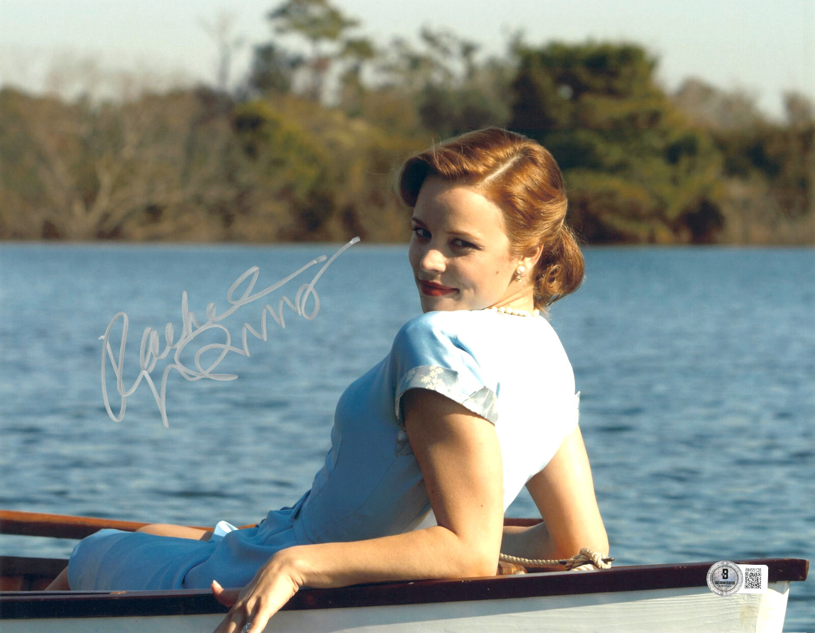 Rachel McAdams Signed Autograph The Notebook 11X14 Photo BAS Beckett