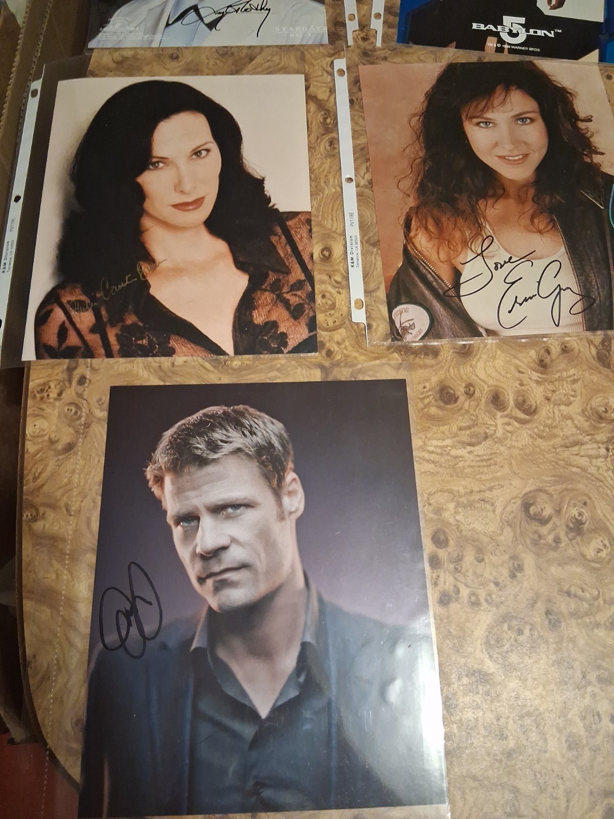 SIGNED / AUTOGRAPHED LOT 8 SCI-FI TV ACTORS / ACTRESSES SEE DESCRIPT ERIN GRAY
