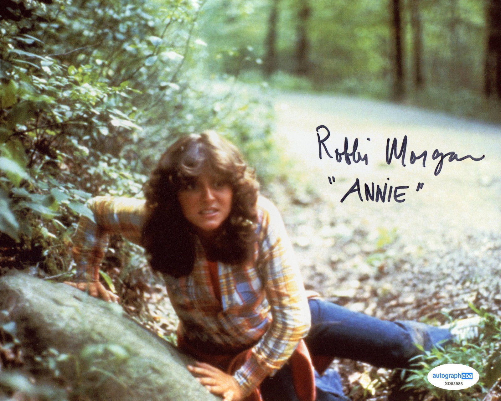 Robbi Morgan “Friday The 13th” Signed 8×10 Photo Autograph 1980 Horror ACOA COA