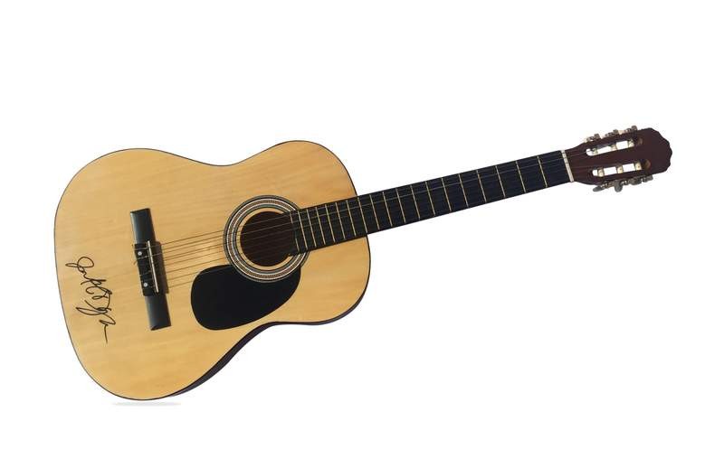 Jakob Dylan authentic signed rock acoustic guitar W/Cert Autographed A0002