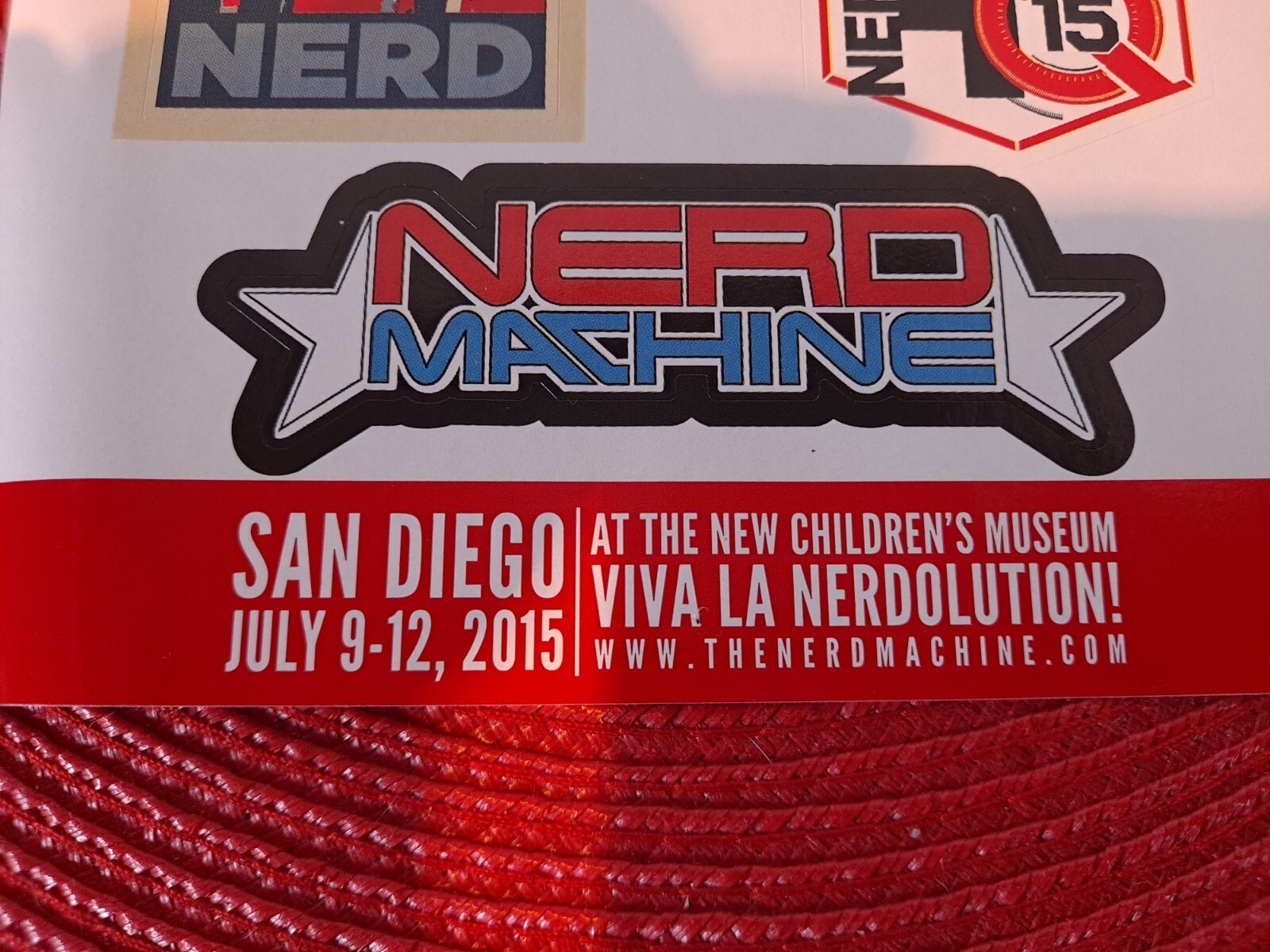 Loot Crate Nerd Machine 2015 San Diego NERDHQ Viva La Nerdolution Sticker Sheet