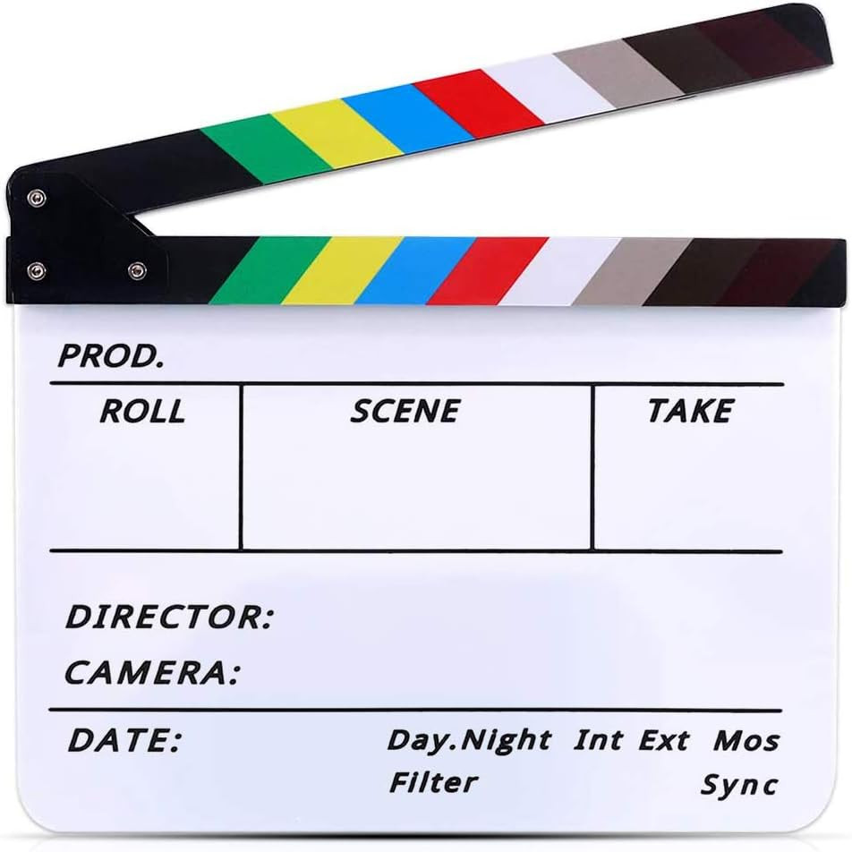 Movie Film Video Clapboard Director’S Cut Action Scene Clapper Board,Movie Theme