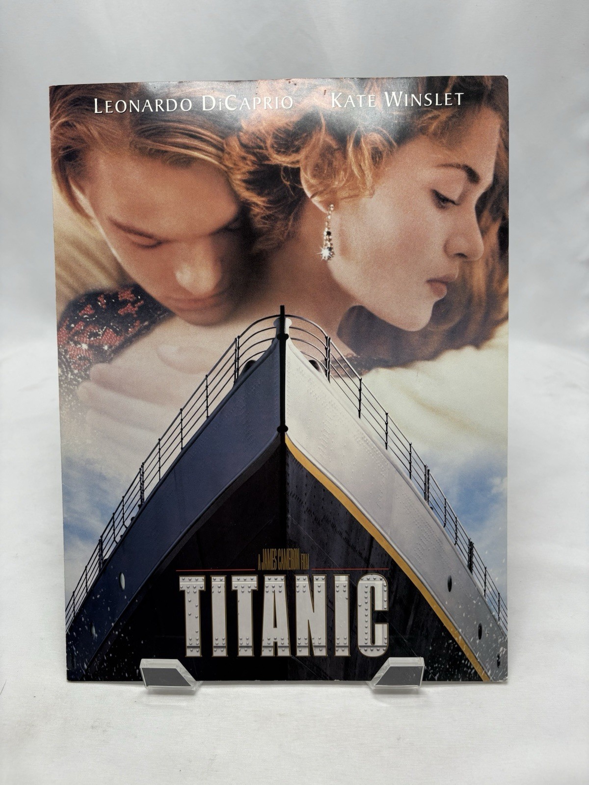 Titanic Movie Industry Cast & Credits 3-Panel Brochure Promo