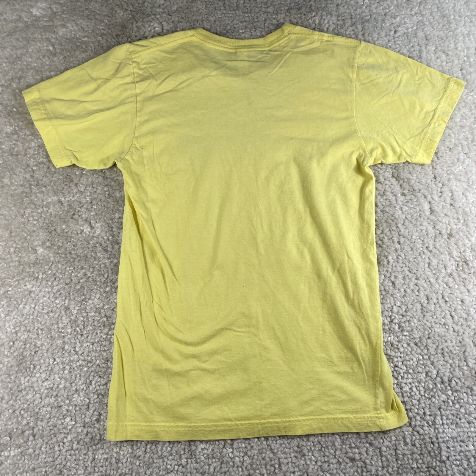 The Cinematics Shirt Adult Small Yellow Band Signed Ross Adam Scott Ramsey