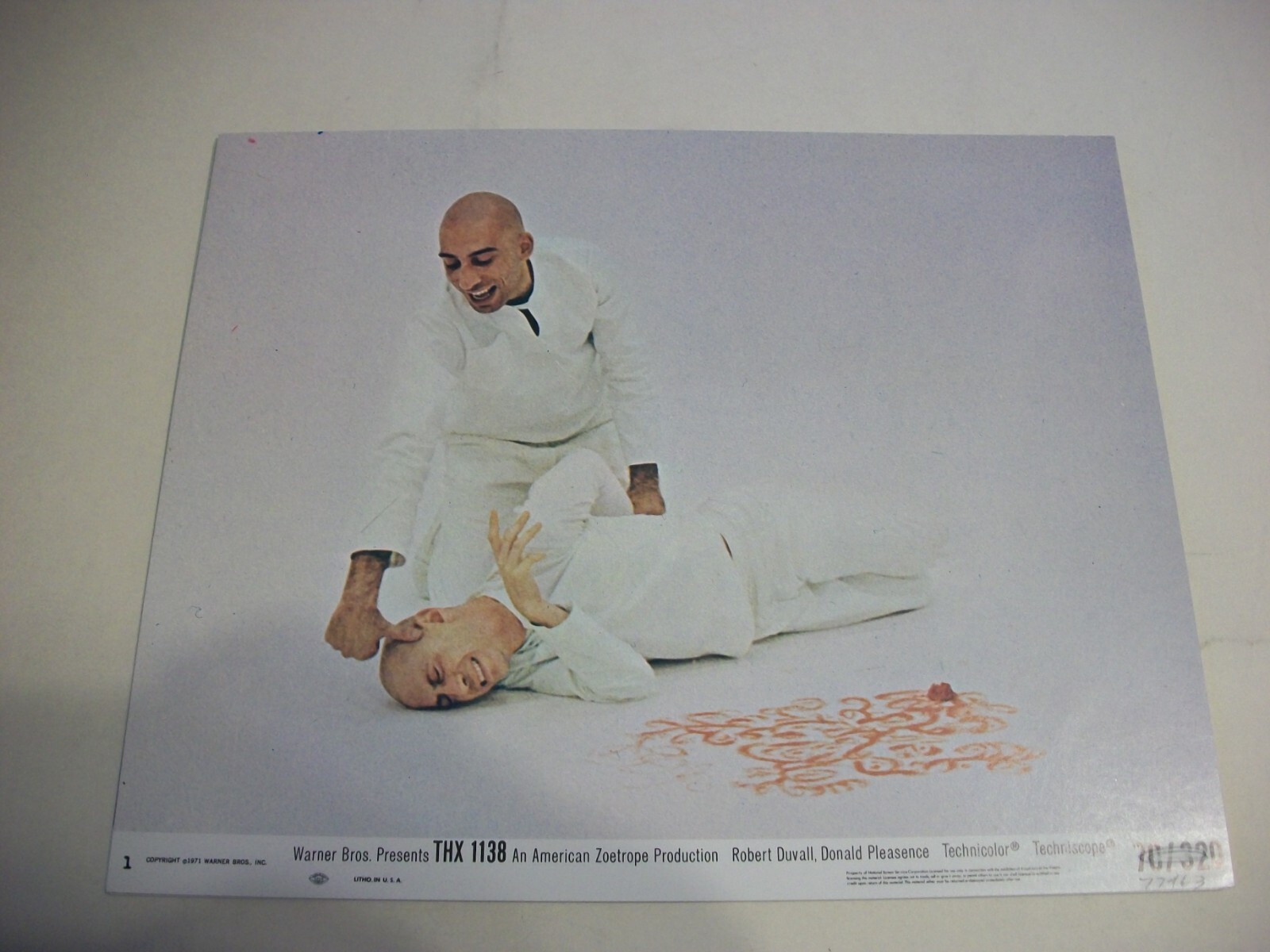 THX 1138 8 x 10 lobby card set 1970