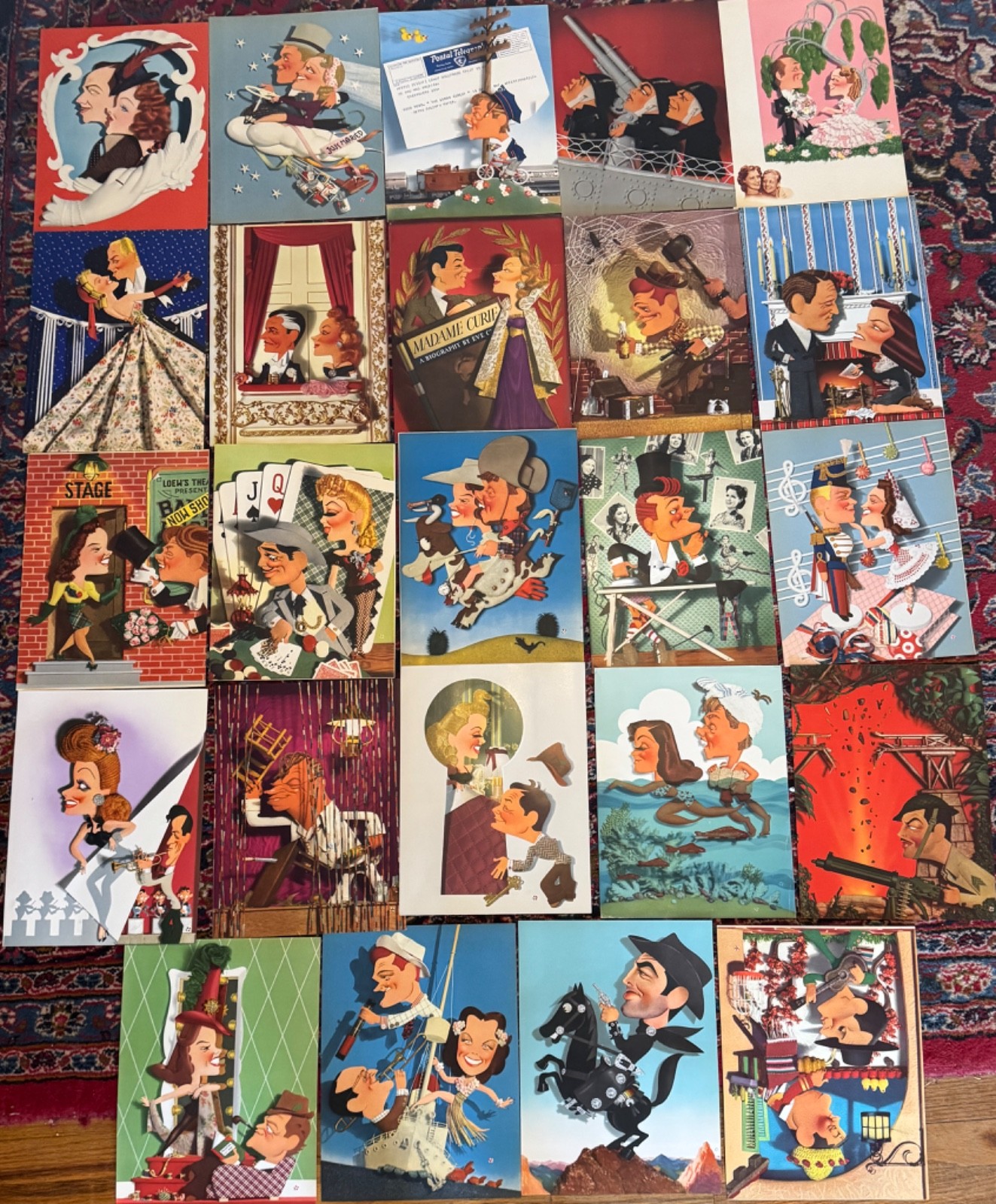 LOT OF 24 1940S MGM MOVIE TRADE ADS POSTER JACQUES KAPRALIK ESQUIRE / VARIETY