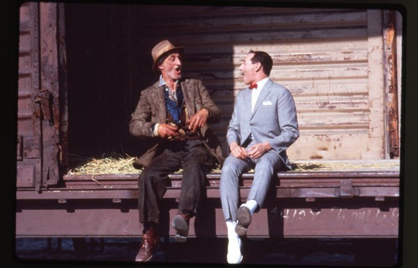 Pee-wee Herman Pee-wee’s Big Adventure Original Transparency Paul Reubens w/Hobo