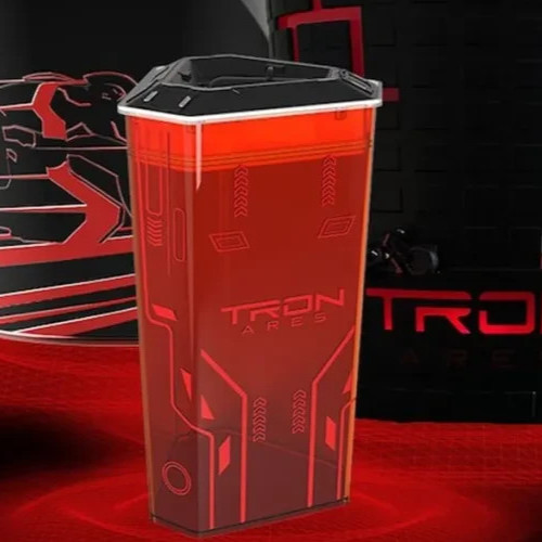 NEW AMC Exclusive Tron Ares Light-Up Collector Cup with Built-In Straw