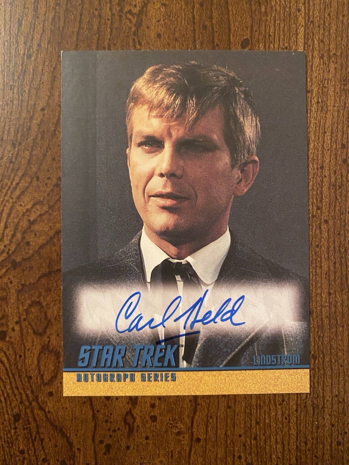 Carl Held Signed Autographed Star Trek The Original Series Card Rittenhouse