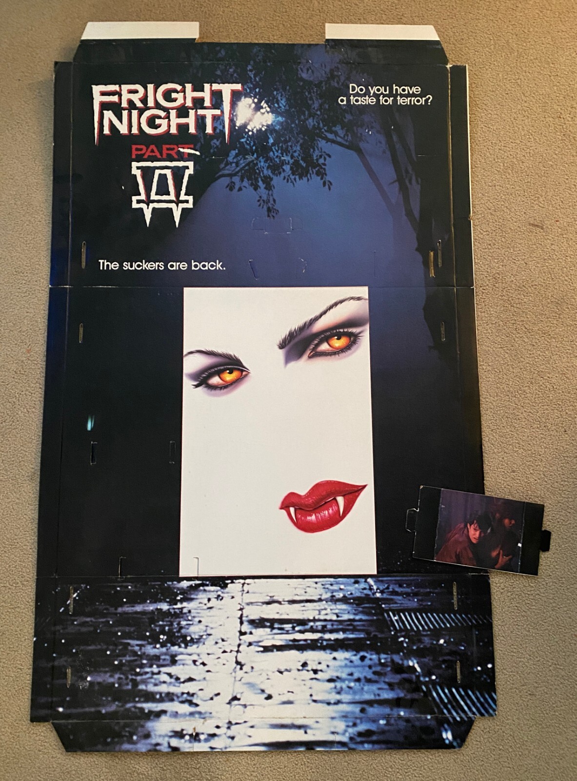 Fright Night Part 2 II Standee promo VHS promotional poster kit horror