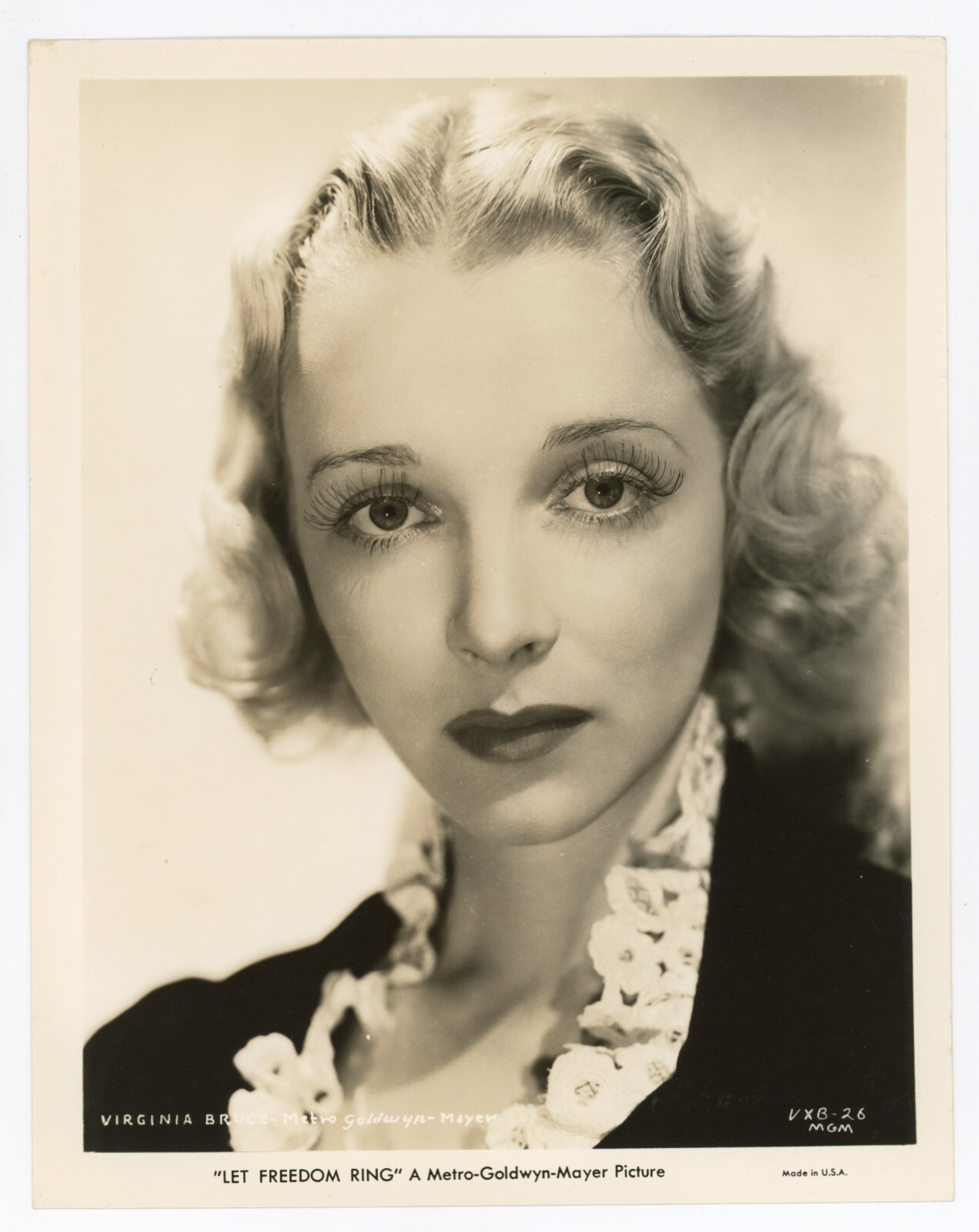 Hollywood Film Still Photo Let Freedom Ring Virginia Bruce MGM 1939