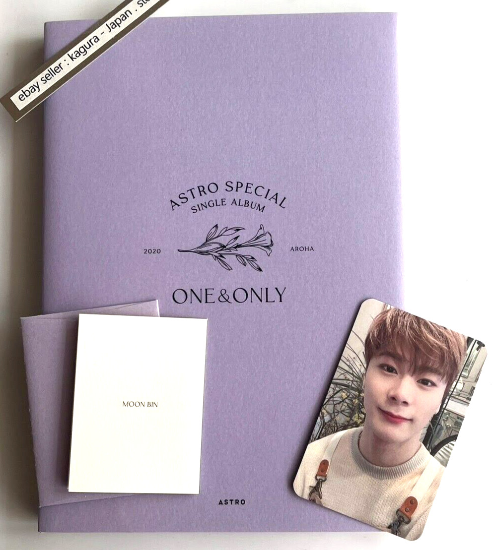 ASTRO MOONBIN MOON BIN ONE&ONLY Album CD Photocard Message card Set