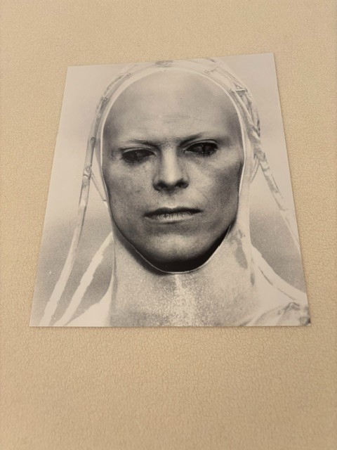 BLACK & WHITE PHOTOGRAH OF DAVID BOWIE FROM MAN WHO FELL TO EARTH