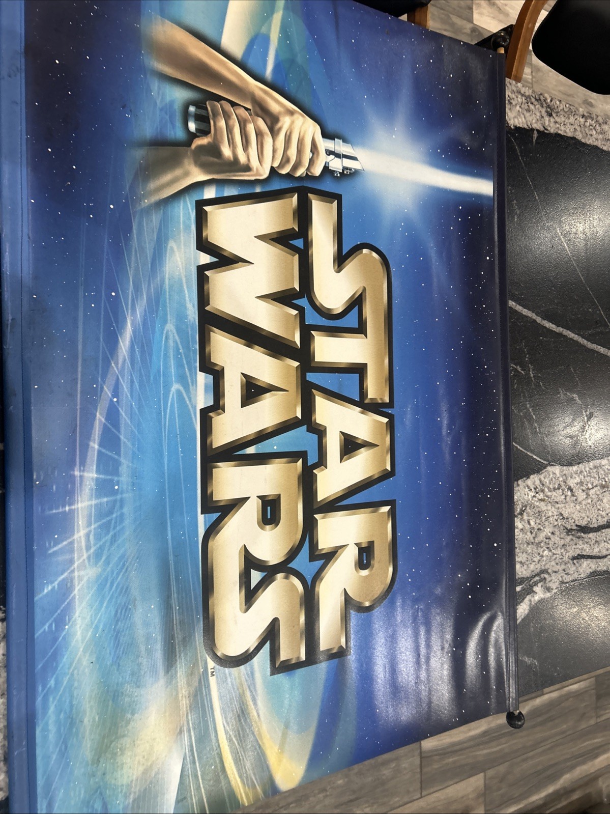 2002 Star Wars Roll Up Poster Banner 32×46 Inches.