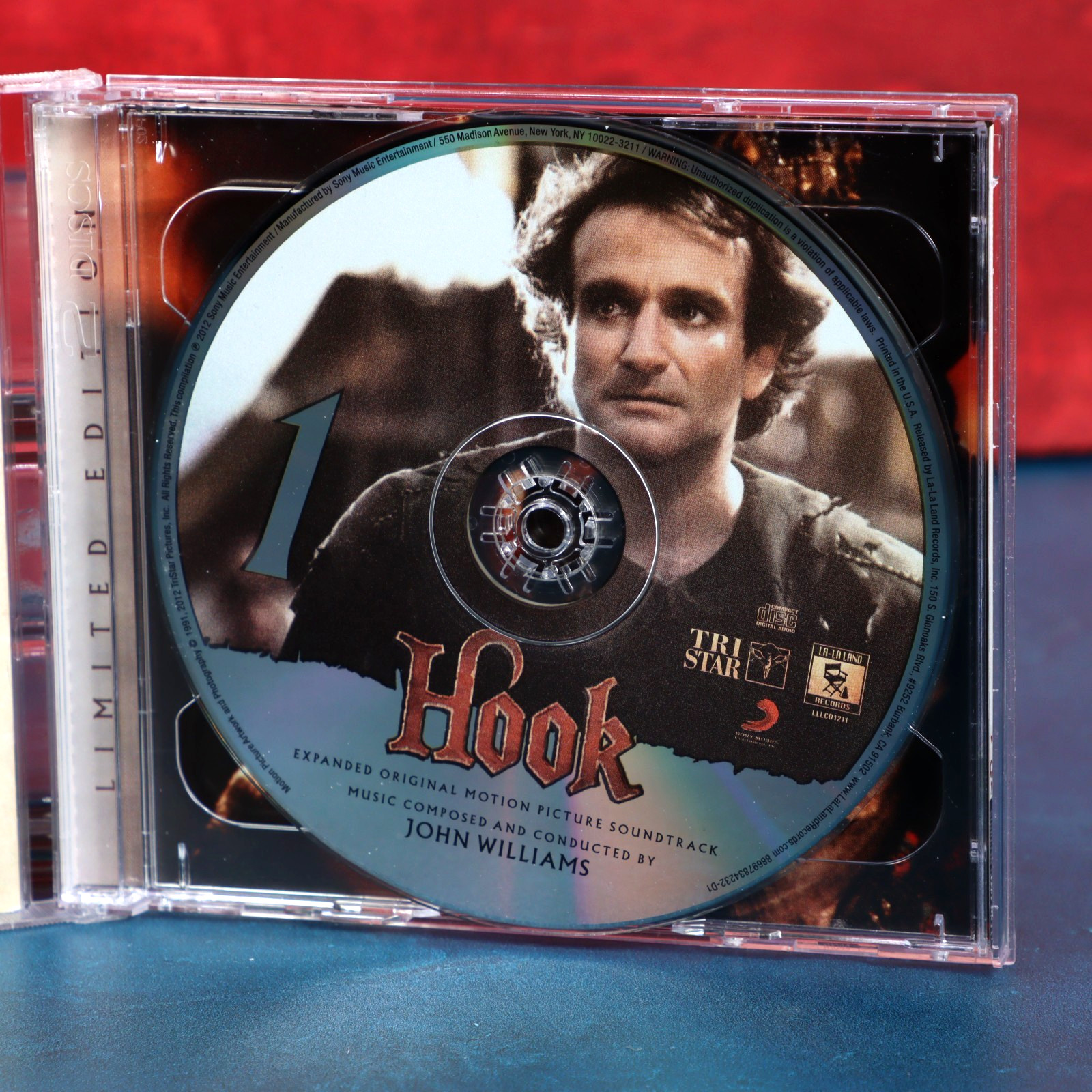 John Williams Hook Soundtrack 2-CD Set LE 5000 La-La Land Records 2012 Pre-Owned
