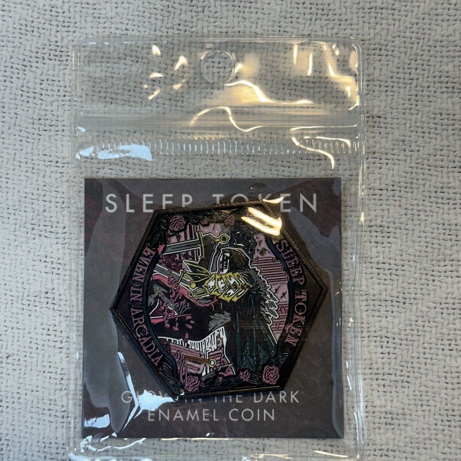 Sleep Token Coin House Veridian Spencer’s Exclusive Even In Arcadia Glow in Dark