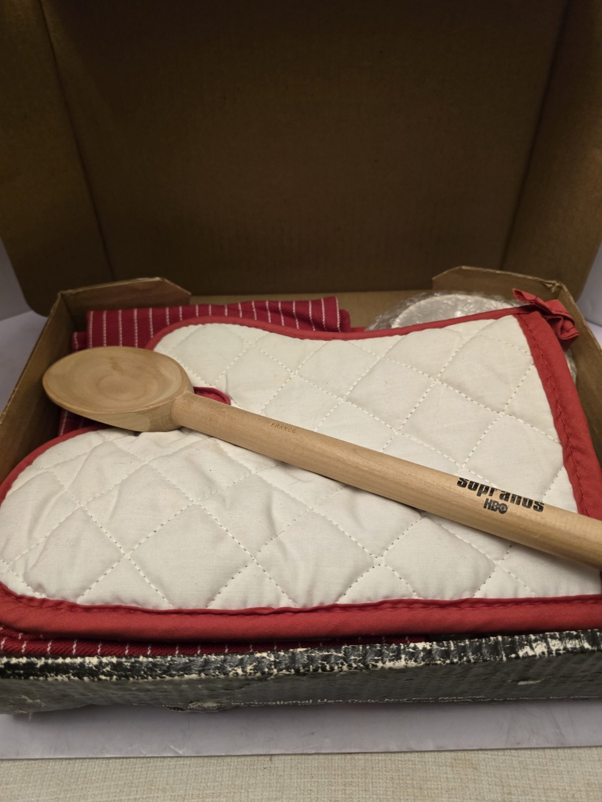 RARE Sopranos Chef Set From Carmela’s Kitchen – 2003 HBO Promotional Item