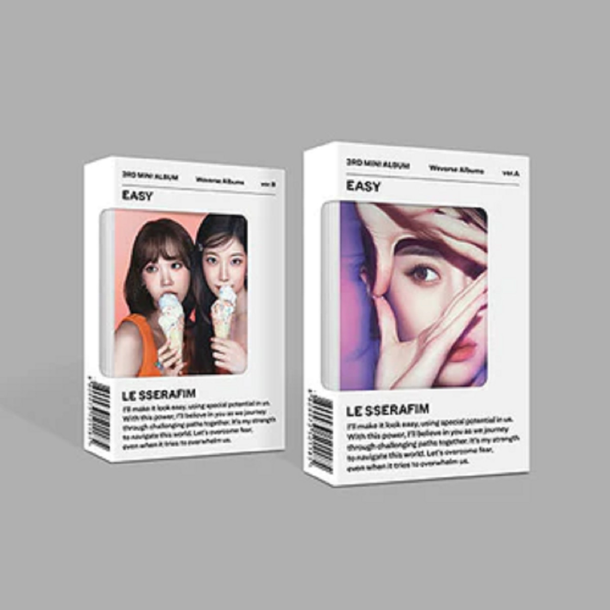 LE SSERAFIM – EASY 3RD MINI ALBUM WEVERSE ALBUMS VER.