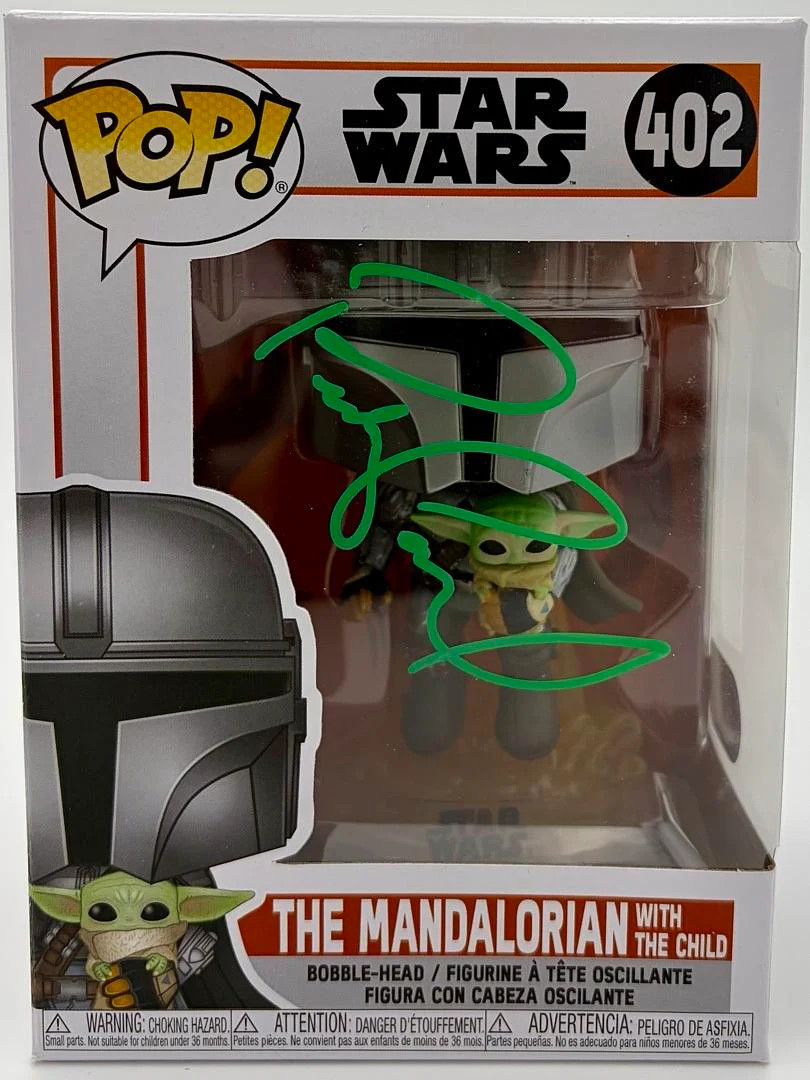Pedro Pascal Signed Funko Pop #402 The Mandalorian (Star Wars) – SWAU COA
