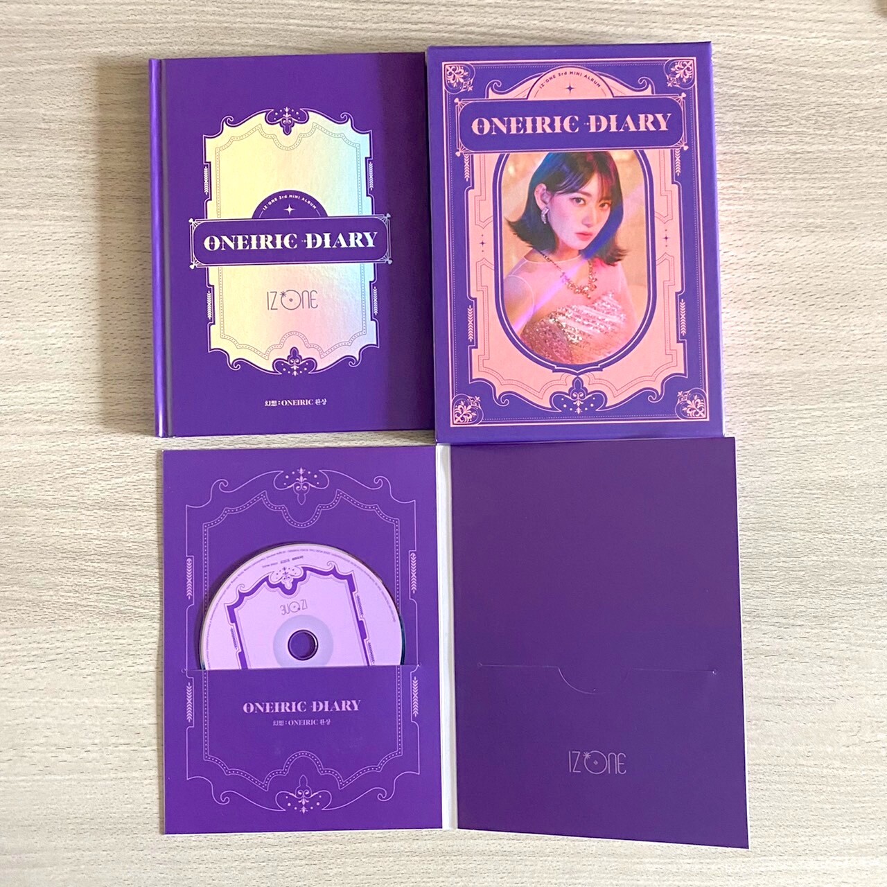 iz*one oneiric diary 3 ver. sakura set No photo card IZONE le sserafim
