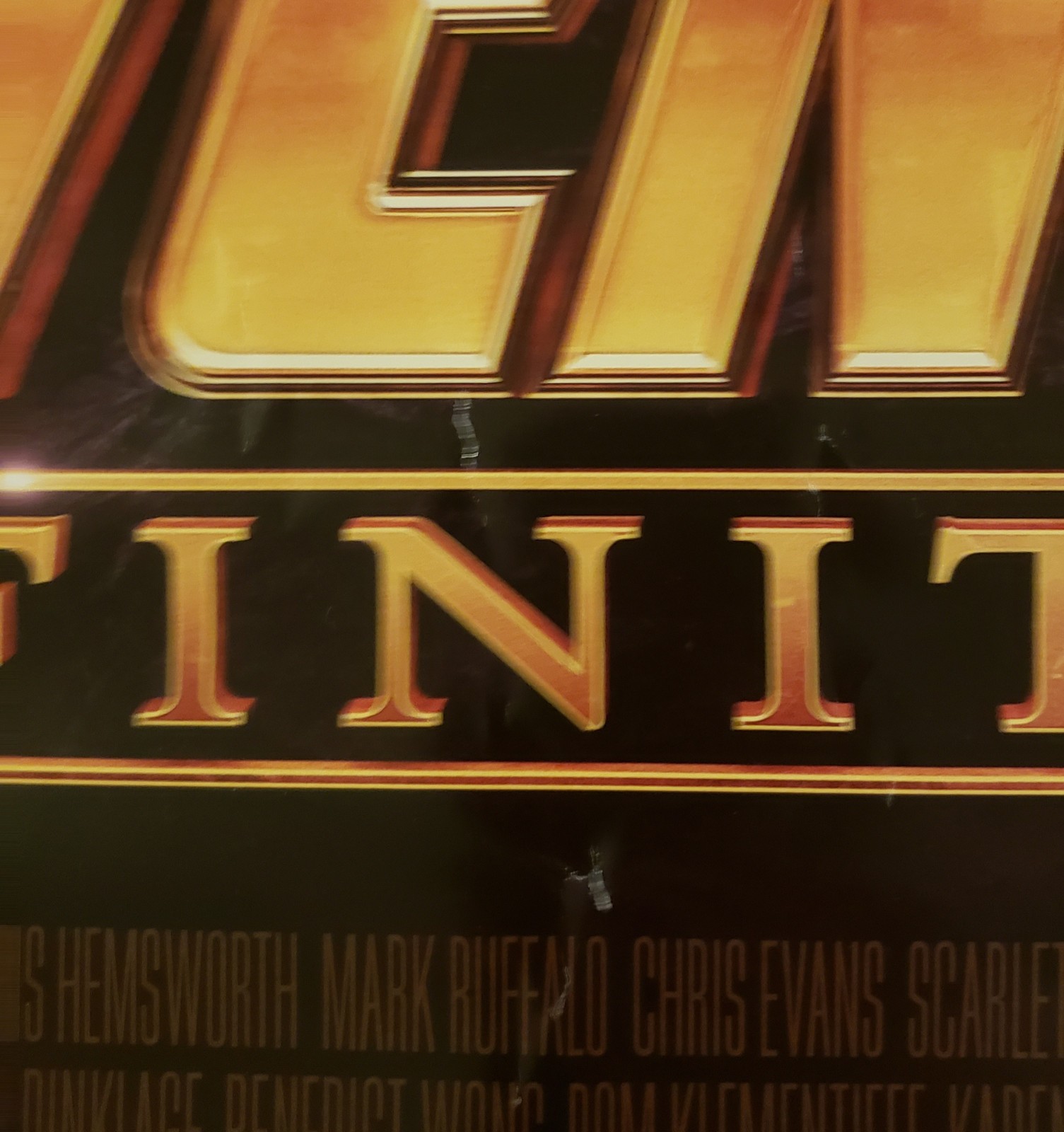 Avengers: Infinity War Original One-Sheet Movie Poster – 27×40 DOUBLE-SIDED
