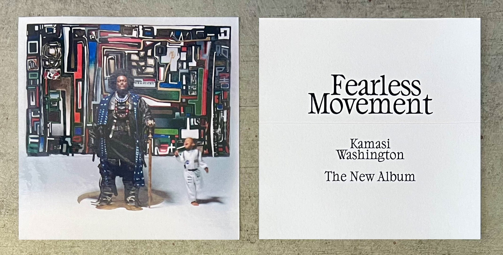 KAMASI WASHINGTON Fearles Movement 2024 Ltd Ed RARE Sticker! Jazz Hip Hop Funk