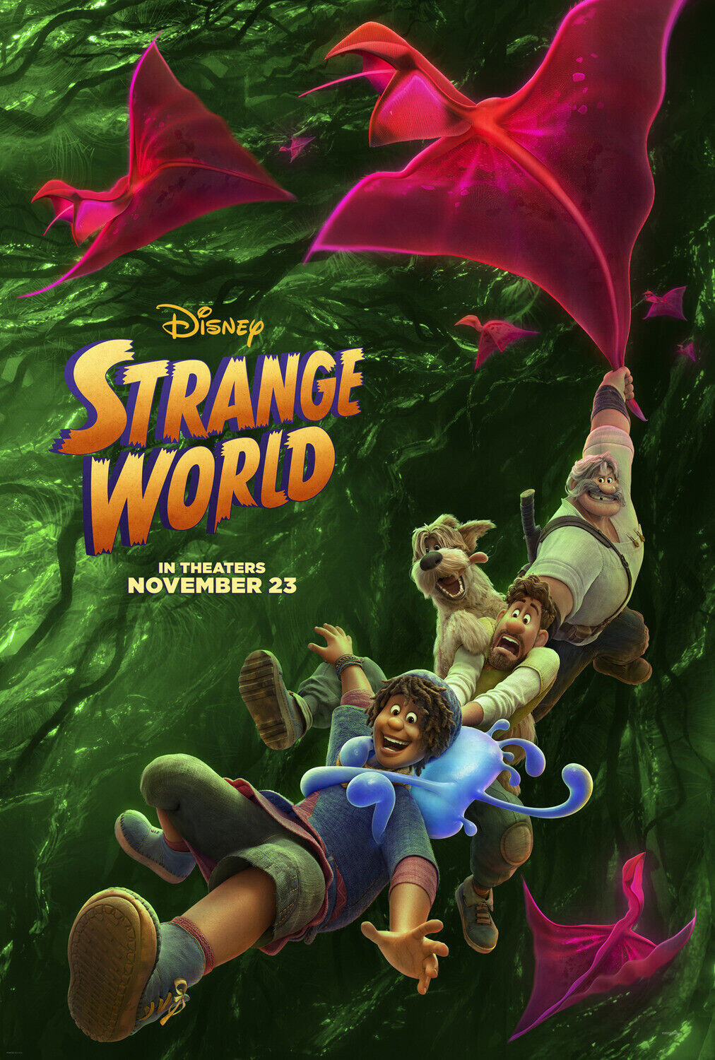 Disney Strange World 2022 Movie Theater Poster Wall Art Decor Large 27×40