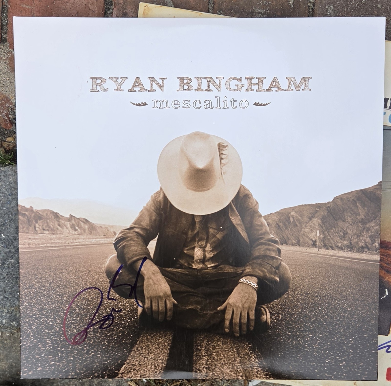 Ryan Bingham SIGNED vinyl lp Yellowstone