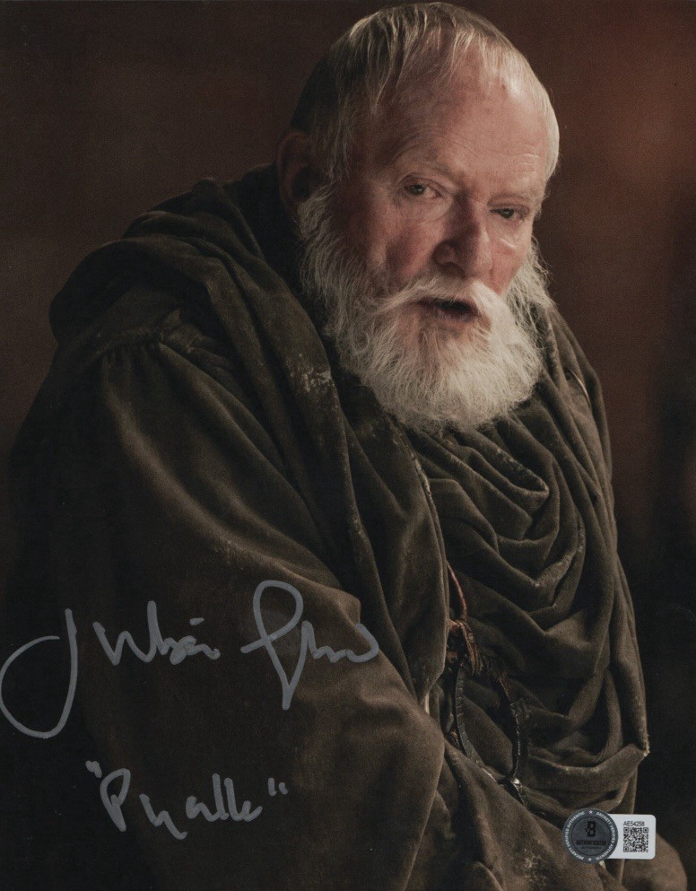 JULIAN GLOVER STAR WARS SIGNED AUTOGRAPHED 8×10 PHOTO INDIANA JONES COA BECKETT