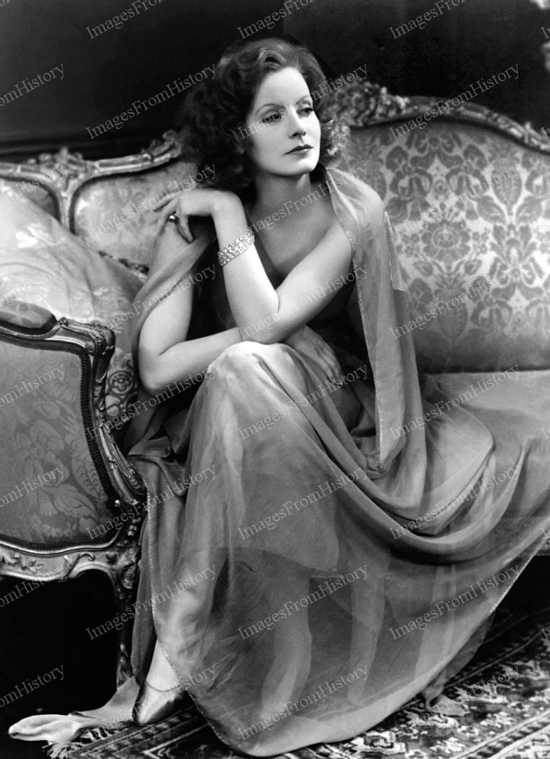 8×10 Print Greta Garbo Beautiful Fashion Portrait The Single Standard 1929 #0874