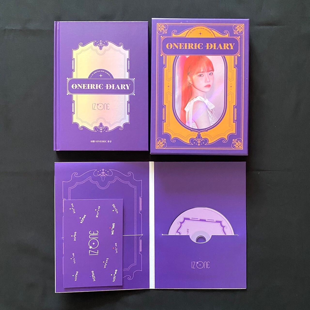 iz*one 3rd mini album oneiric diary 3ver. Yuri set No photo cards IZONE