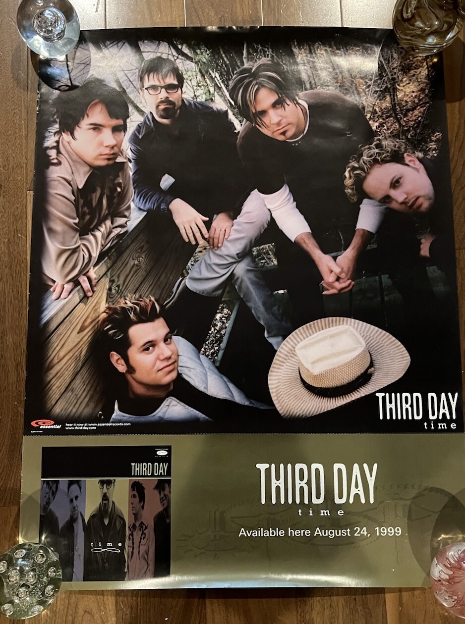 Third Day – ‘Time’ Promo only poster – 32″ x 24″